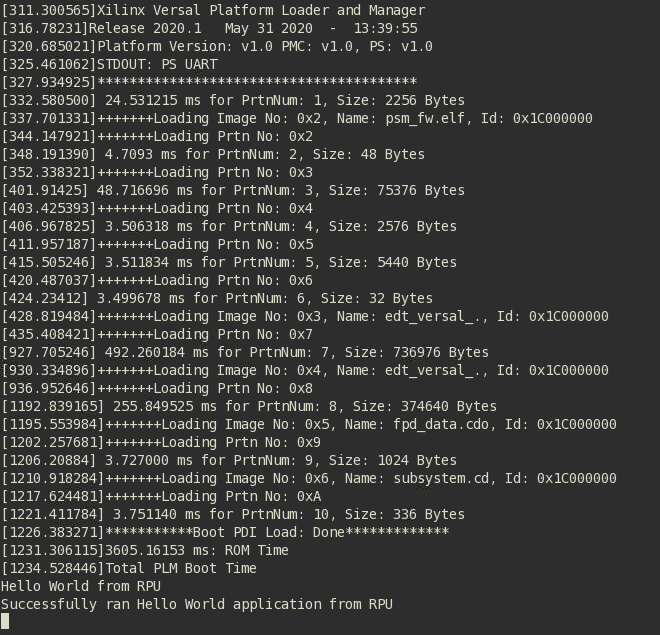Terminal Print Result
