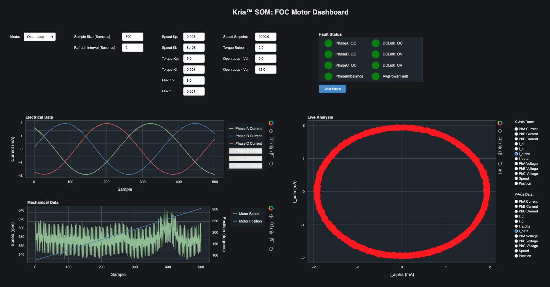 Motor-Control-Dashboard