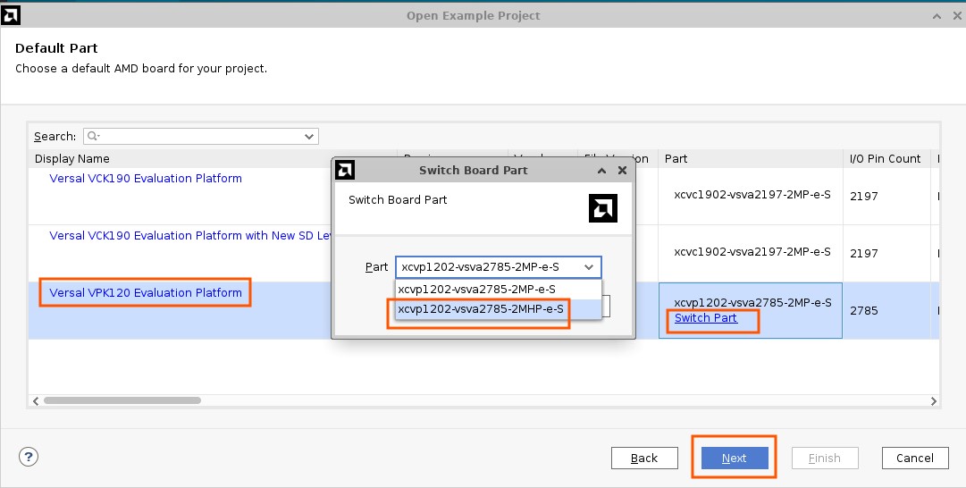 Select Evaluation Platform